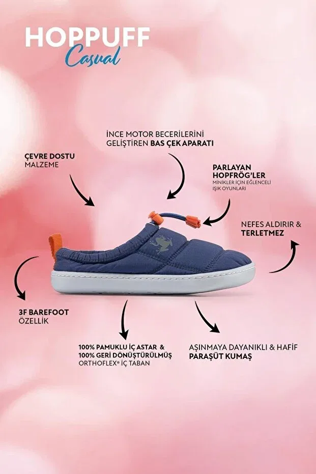 Детские кеды для мальчиков с принтом Hopfrög, Dynamic Navy Blue — фото 2