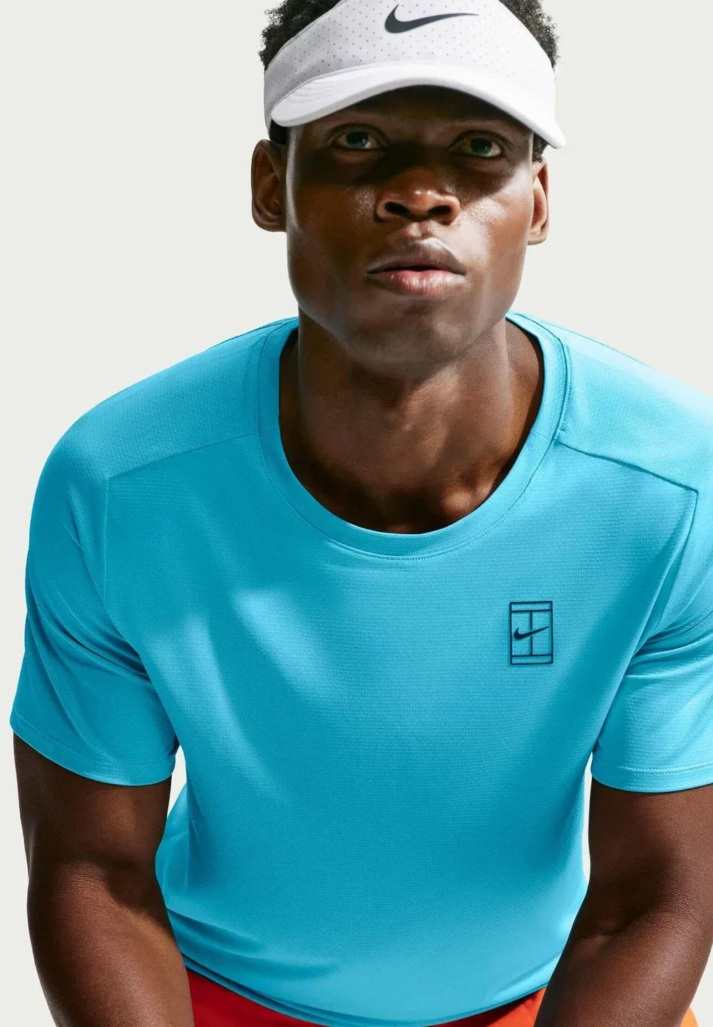 M nkct df advtg top - спортивная футболка Nike Performance, Baltic Blue Black — фото 4