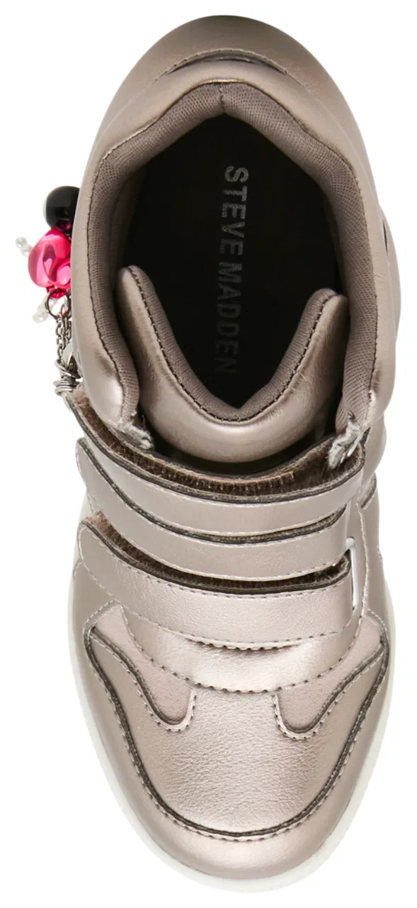 Детские кеды на танкетке JMAVIS Steve Madden, Pewter — фото 4