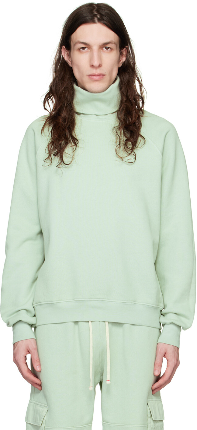 

Зеленая водолазка реглан Les Tien, Зеленый, Зеленая водолазка реглан Les Tien