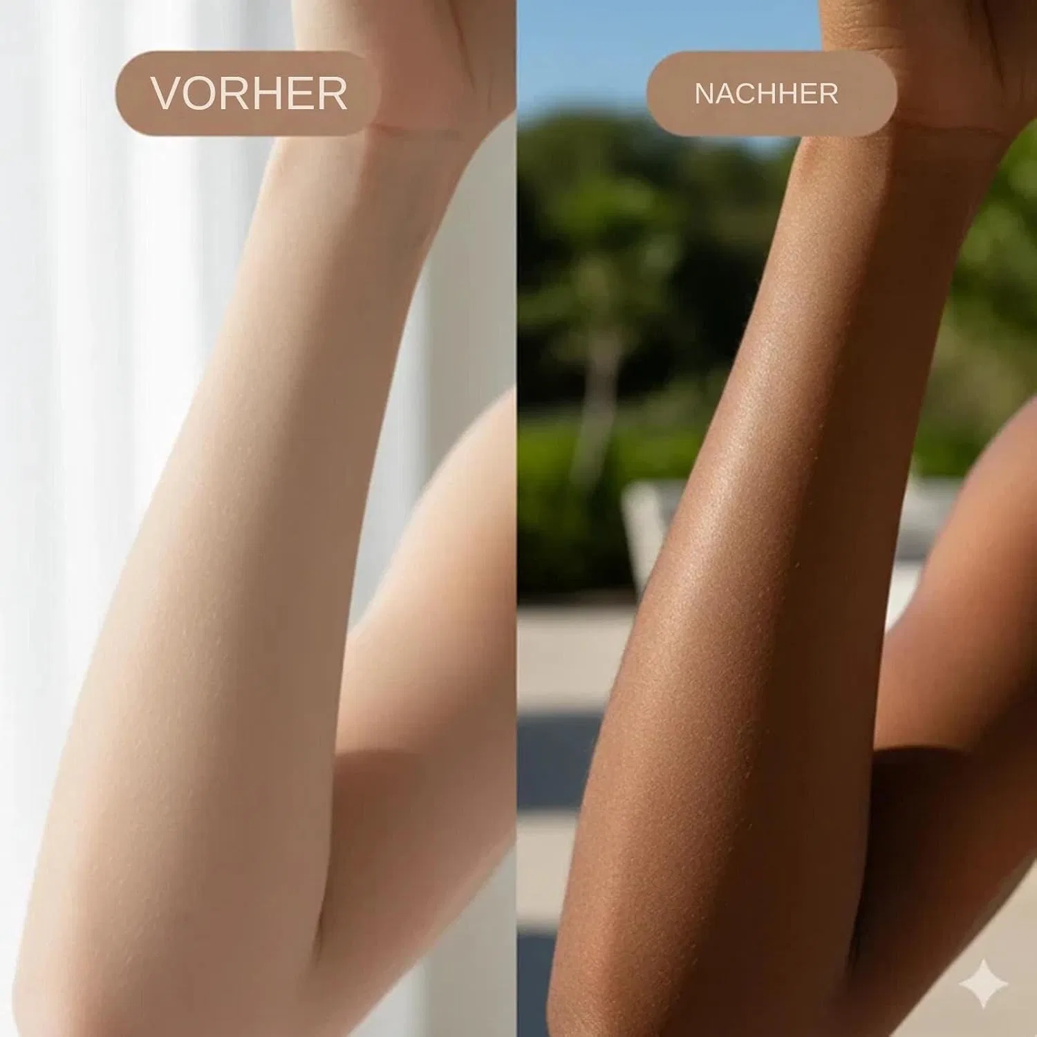 Патчи для загара Sun Free Glow, 10 шт, увлажняющие, без полос Generisch — фото 4