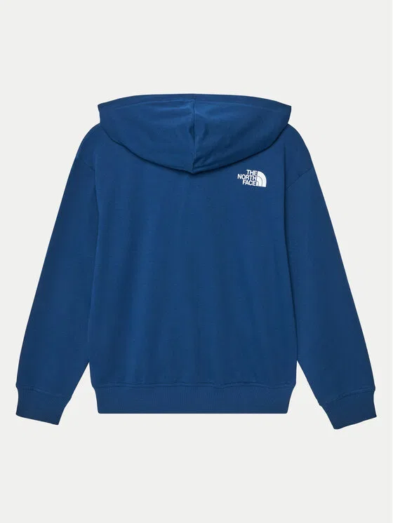 Джемпер oversize The North Face, синий — фото 2