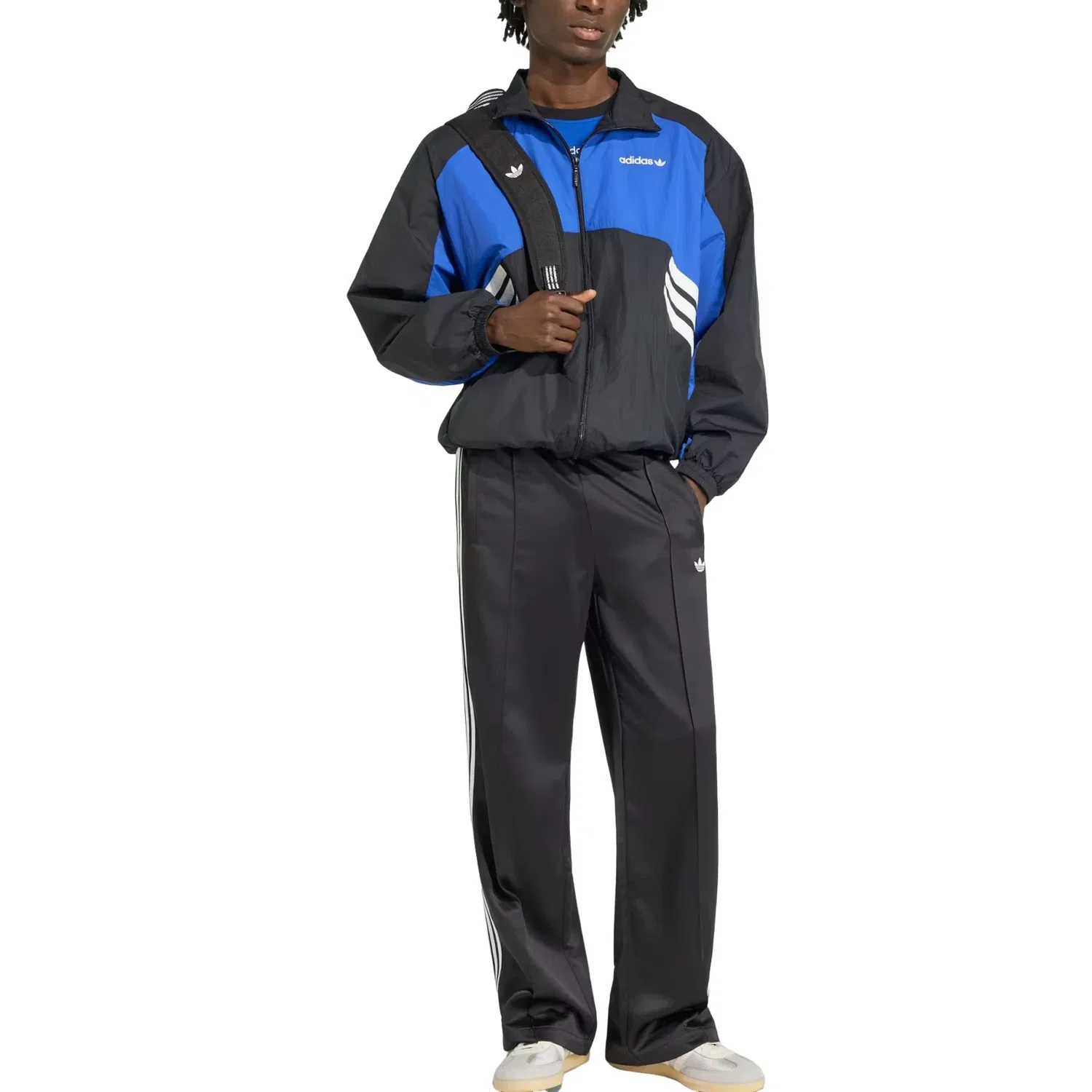 Мужская куртка с принтом Munich 93 Track Jacket Adidas, черный — фото 4