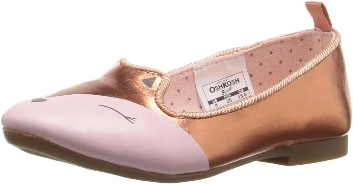 Детские туфли-лоферы для девочек Tabby Loafer OSHKOSH B'GOSH, Bronze