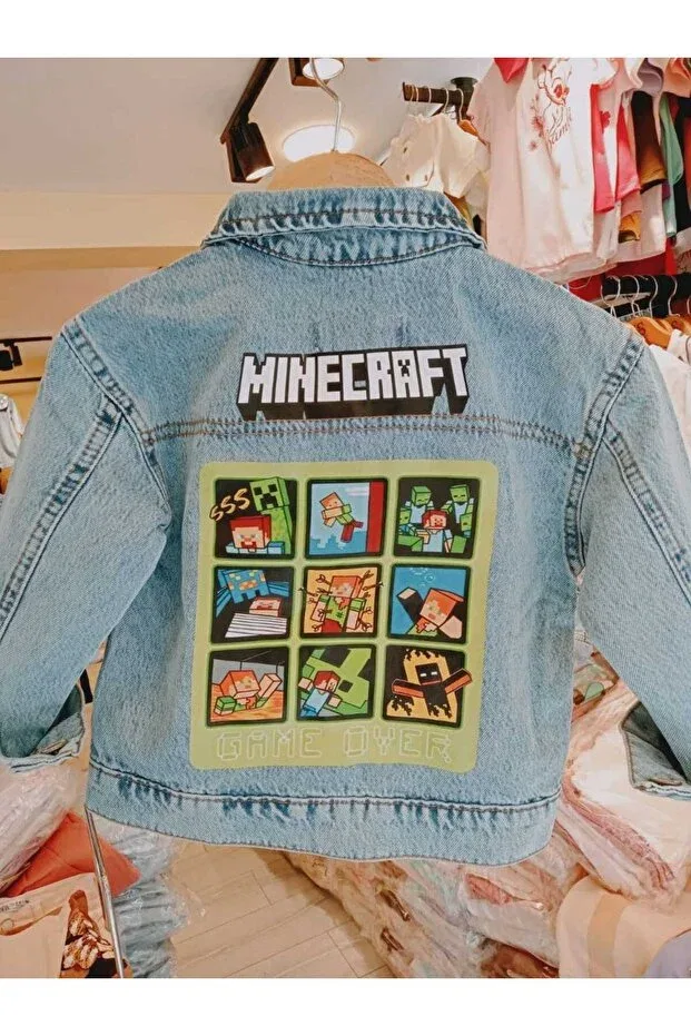 Детская джинсовая куртка Minecraft Shop