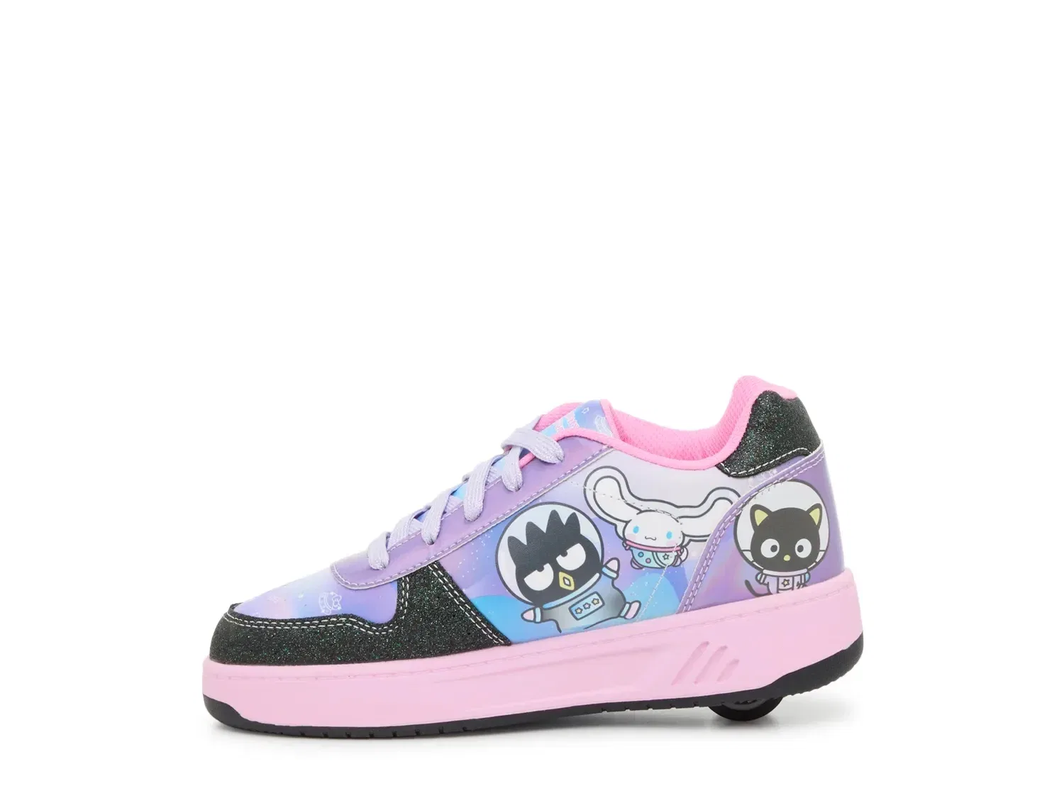 Кроссовки с колесиками Hello Kitty & Friends Kama Skate Shoe, Heelys, черно-розовые — фото 3