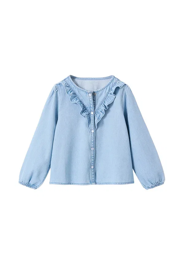 Блуза джинсовая Blouse Vertbaudet stone, голубой