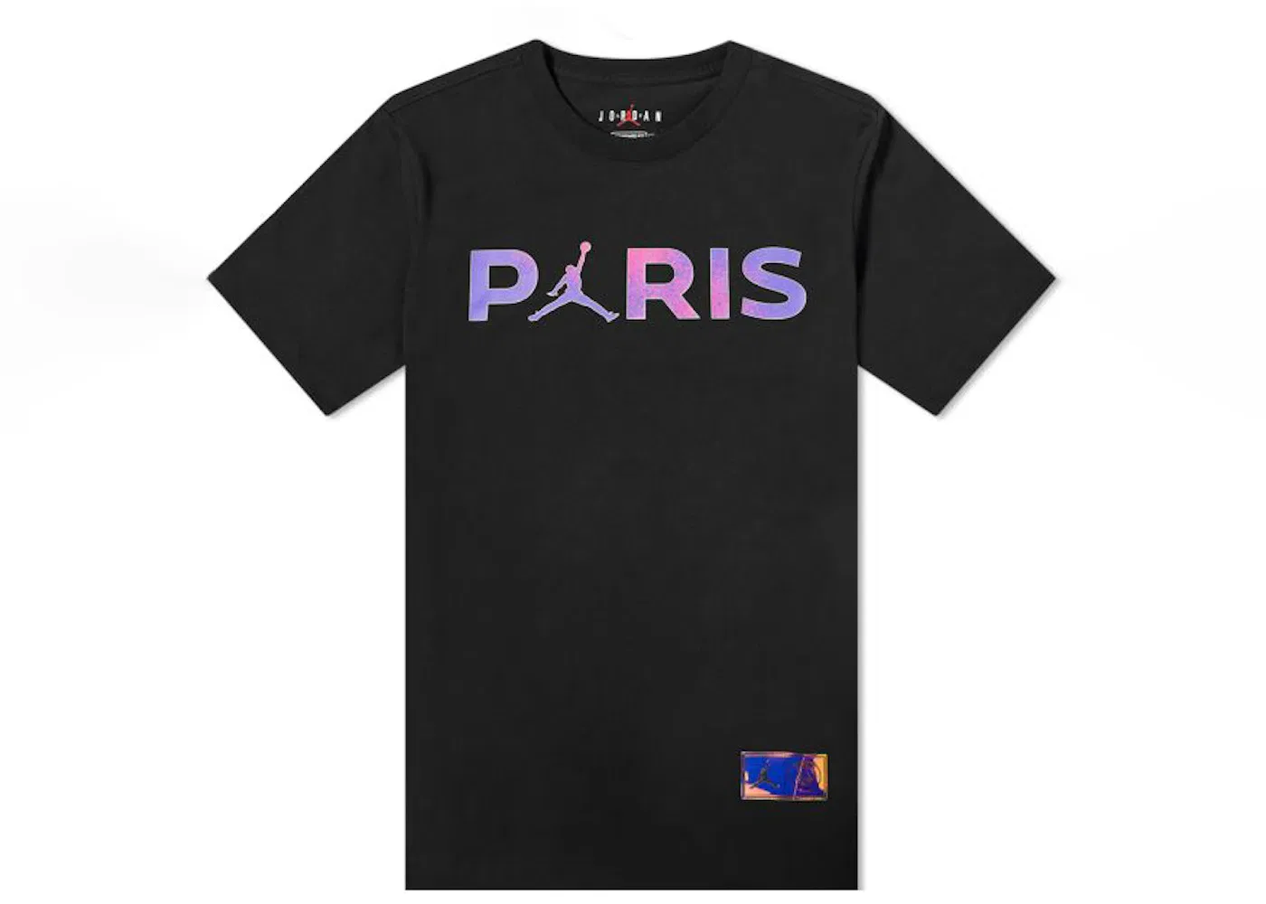 Мужская футболка с принтом Jordan x Paris Saint-Germain Tee Jordan, Black