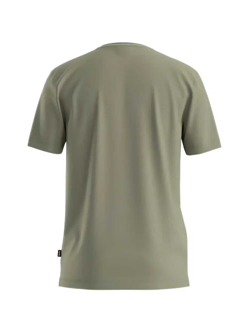 Футболка с круглым вырезом BOSS, цвет Khaki Green — фото 2