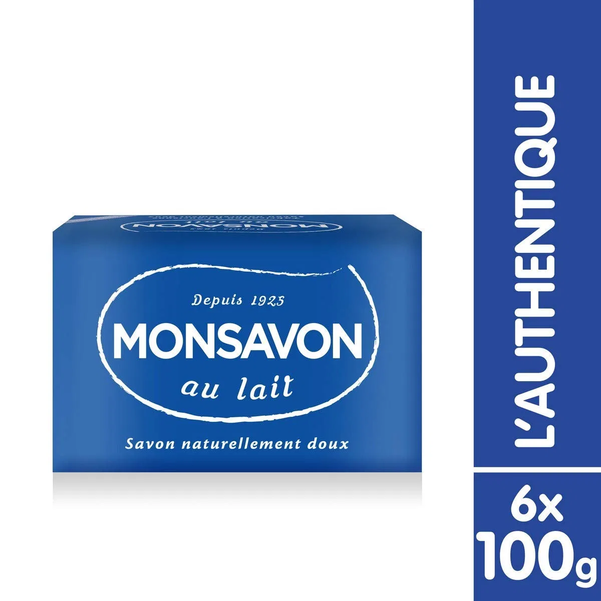 Мыло L'Authentique, Monsavon, 6 x 100 г, Лаванда — фото 2
