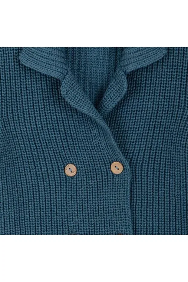 Детский кардиган для мальчиков с длинным рукавом Thessaloniki Jacket Minora, Indigo — фото 3
