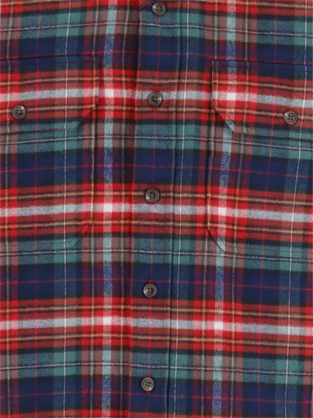 Фланелевая рабочая рубашка классического кроя в клетку POLO RALPH LAUREN, красный — фото 3