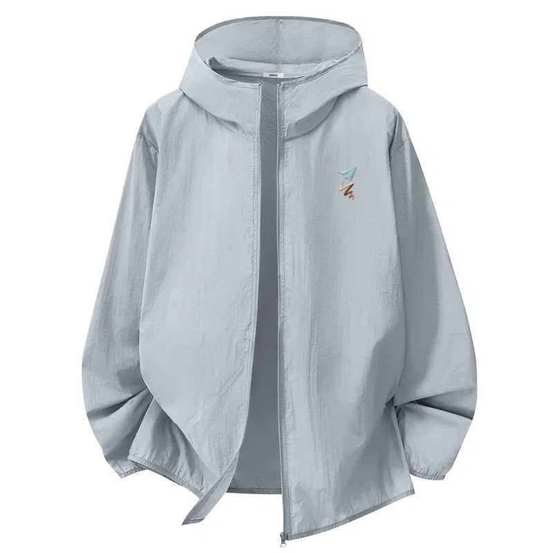 Детская ветровка с защитой от солнца MINISO, Light Gray (Ma Flying to Dream Chest Logo)