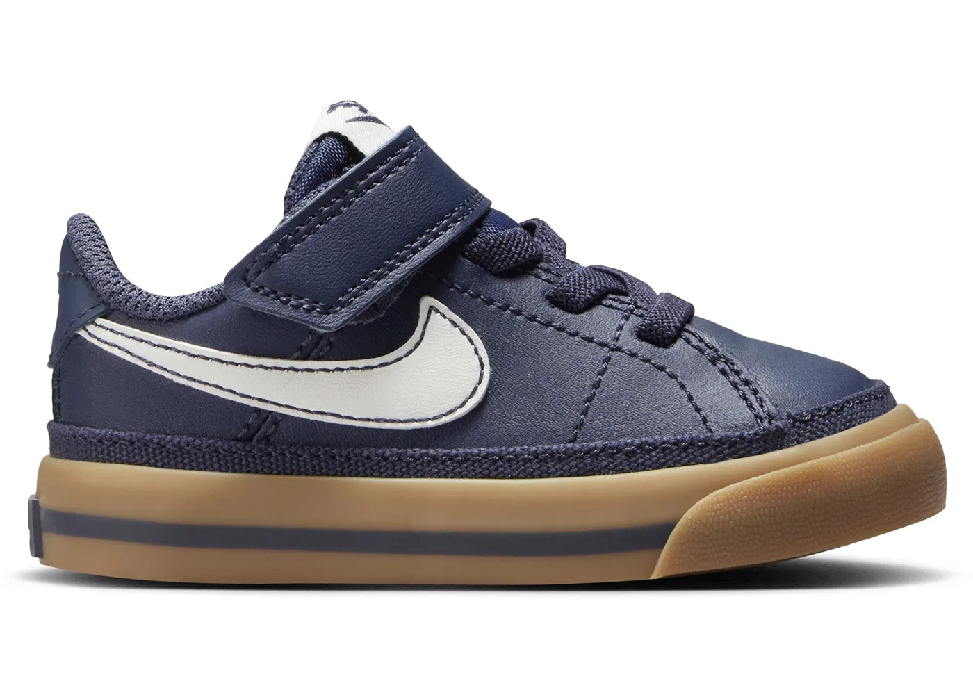 Детские кроссовки с низким профилем Nike Court Legacy, Thunder Blue/Gum Light Brown/Sail