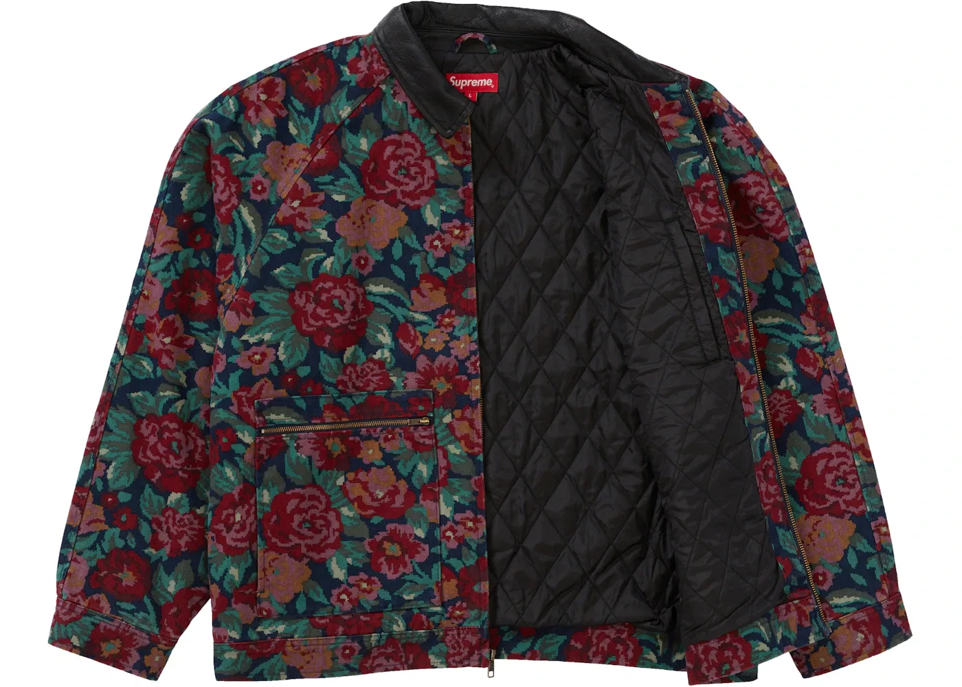 Мужская куртка с принтом Work Jacket Supreme, Digi Floral — фото 2