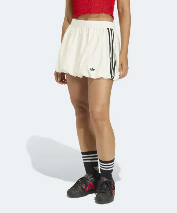 Юбка-баллон мини, Adidas, белый