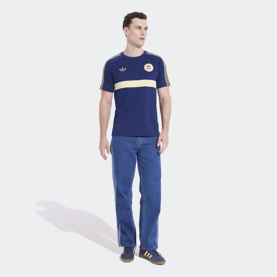 Футболка с длинным рукавом Fenerbahce Istanbul Originals adidas, Синий — фото 4