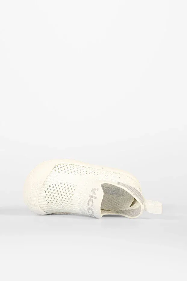 Детские кеды для девочек текстильные Vicco, White — фото 3