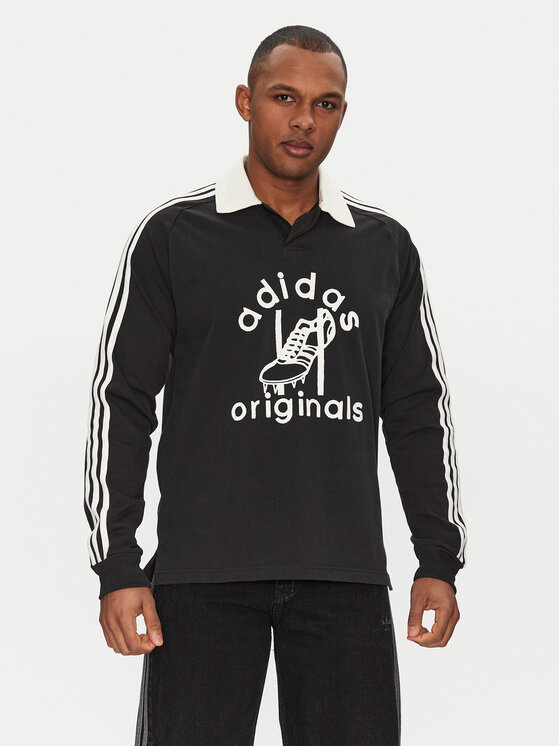 

Рубашка поло стандартный крой Rugby JD1091 Adidas, черный