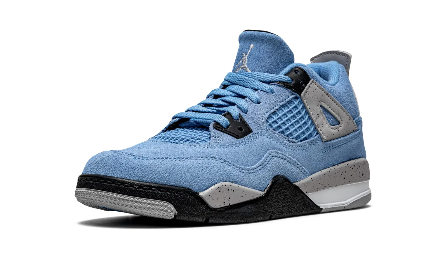 Детские кроссовки для мальчиков с принтом Jordan 4 Bred Reimagined NIKE, Blue — фото 4