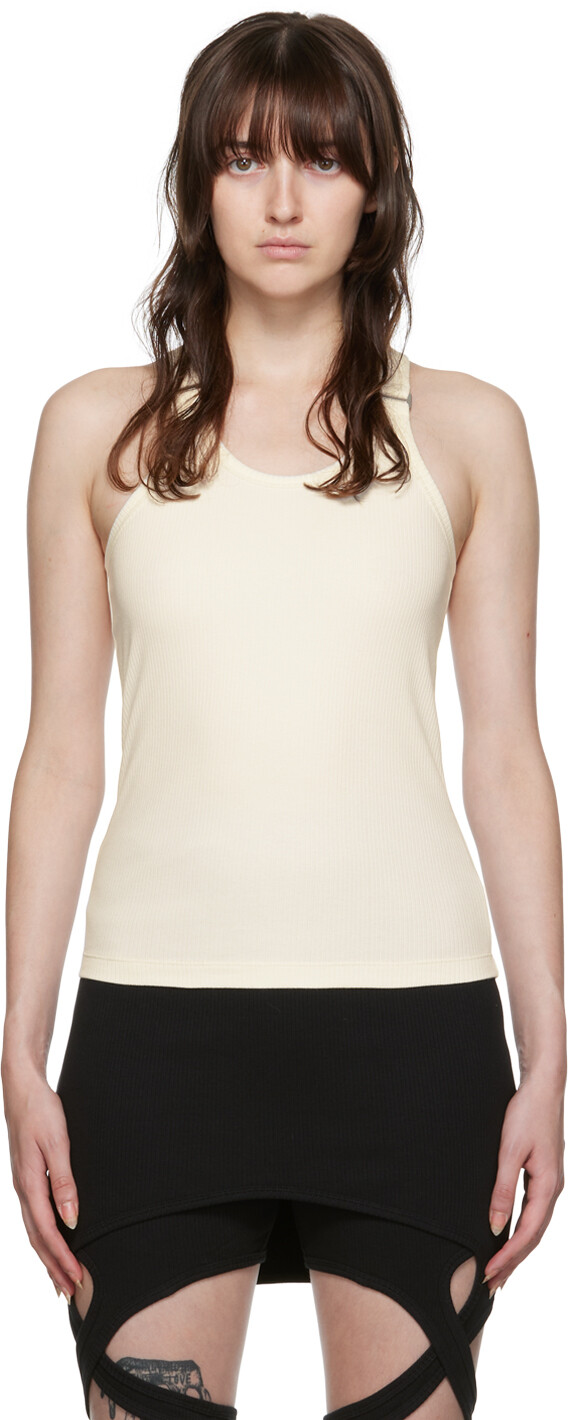 

Белая майка E-Hook Dion Lee
