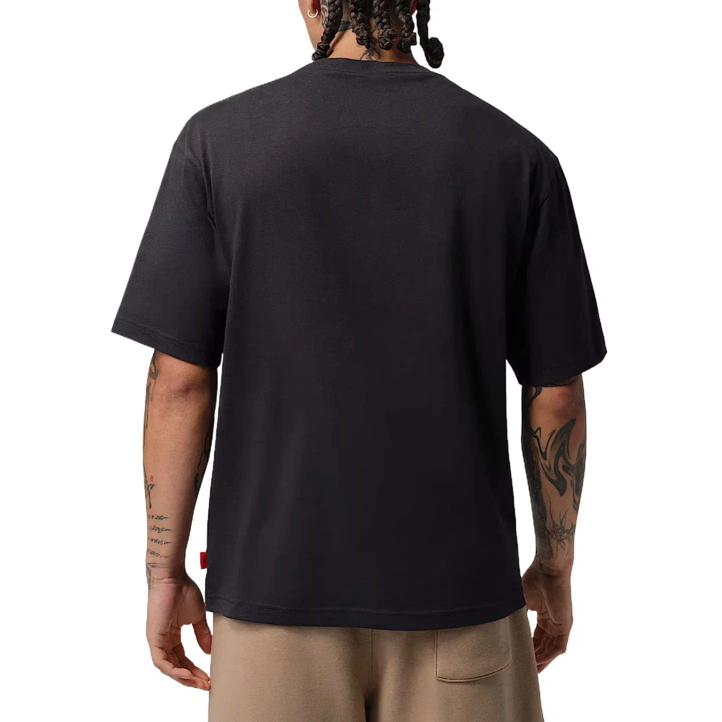 Мужская футболка хлопковая Jordan Brooklyn T-Shirt, черный — фото 3