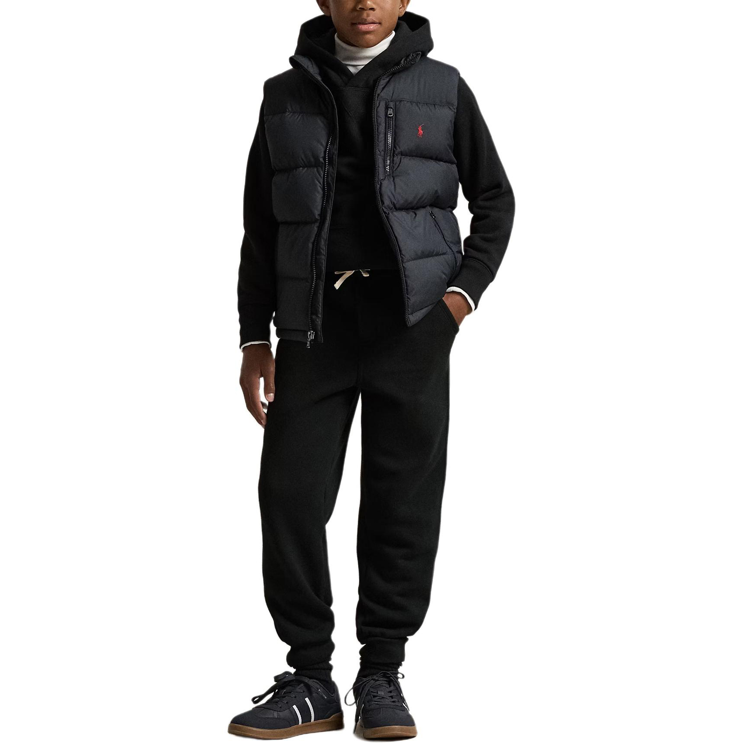 Жилет Polo Ralph Lauren Down Vest Polo, размер L (14-16) G, черный — фото 4