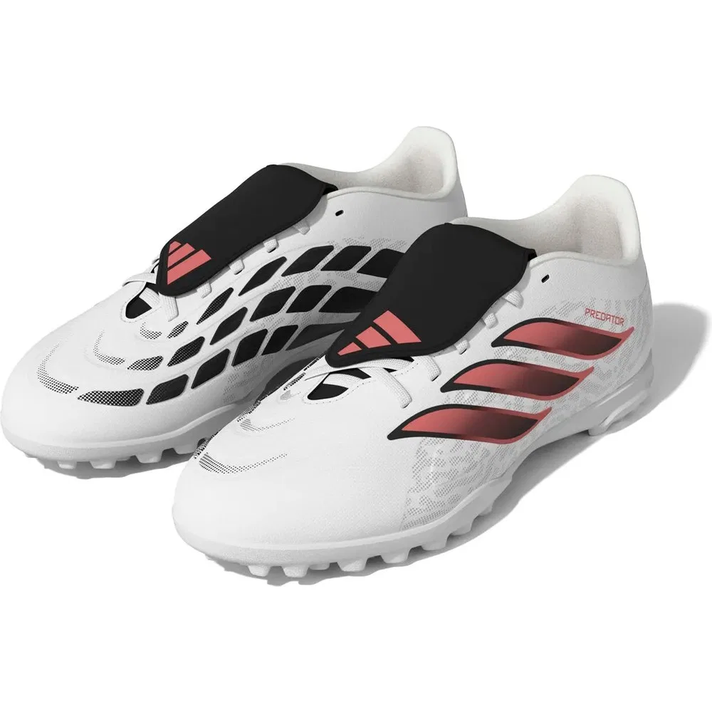 Детские футбольные бутсы для мальчиков с принтом Predator Club Ft Tf, White adidas — фото 3