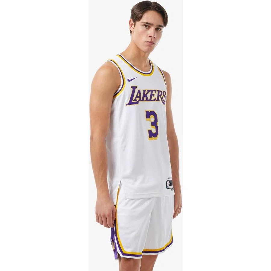 Футболка Nike с принтом Los Angeles Lakers Association, Белый