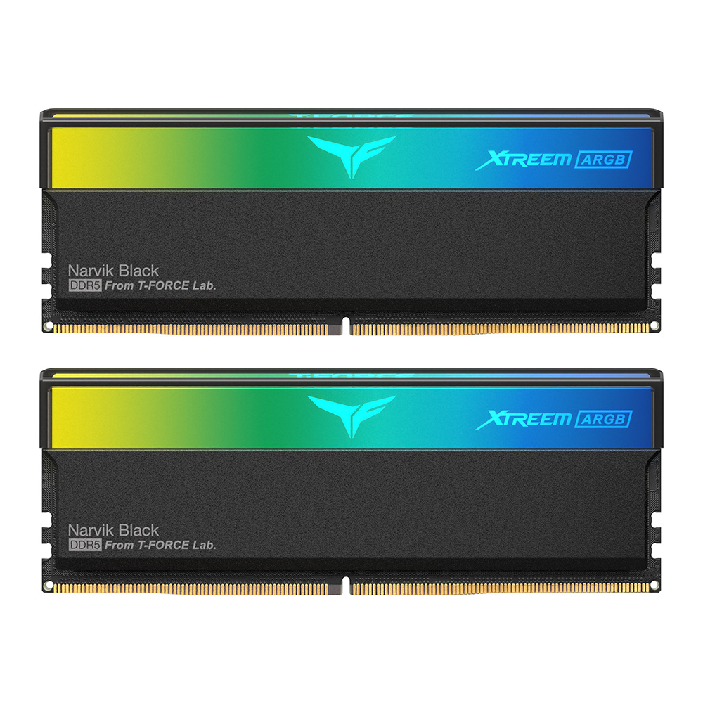 

Оперативная память Team Group T-Force Xtreem ARGB, 32 Гб (2 х 16Гб), DDR5, 8000 МГц, FF9D532G8000HC38DDC01, черный