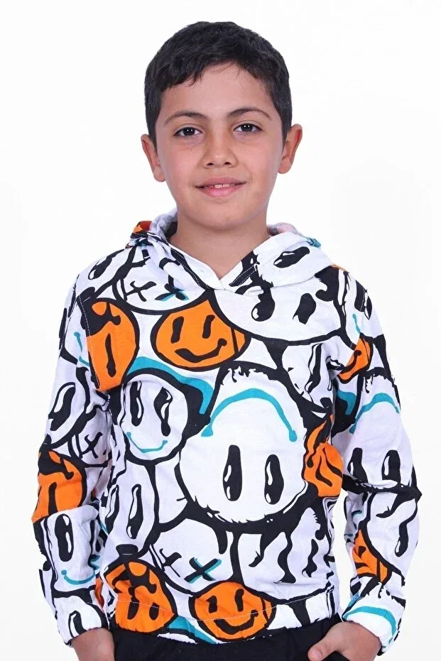 Детское худи с принтом для девочек Panio Kids, Orange