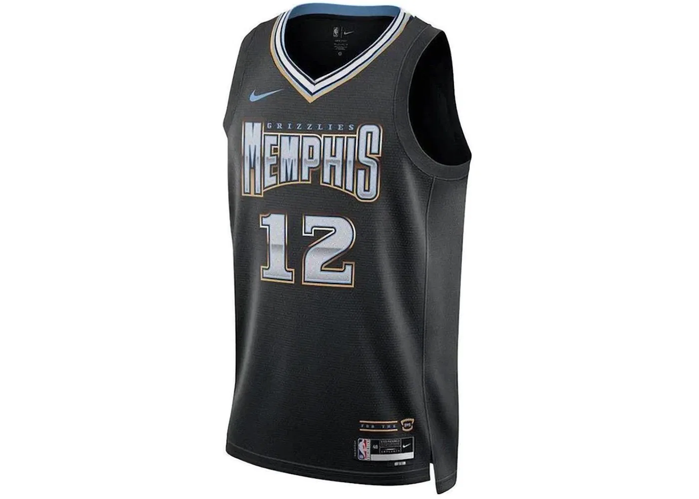 Мужская джерси с принтом Nike NBA Memphis Grizzlies Ja Morant Dri-Fit, Black
