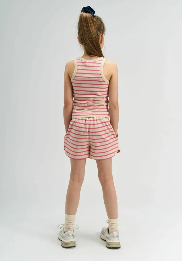 Топ с вышивкой Shannon The New, Carmine Rose Striped, розовый — фото 2