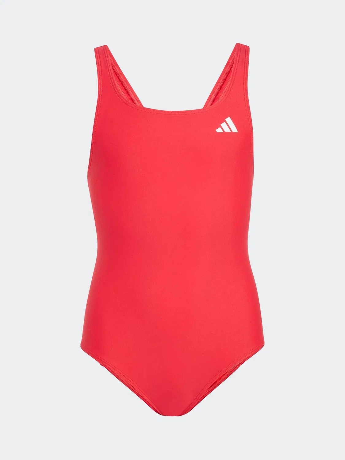 Купальник V-back adidas, красный
