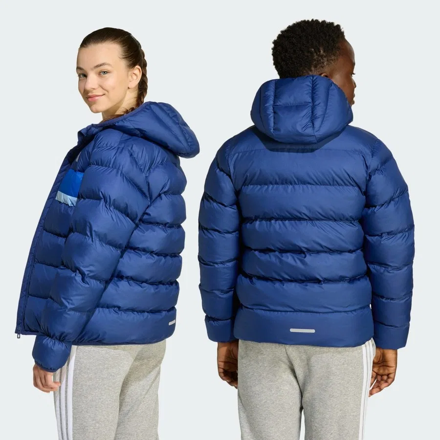 Детская куртка с синтетическим утеплителем Sportswear JL7431 Synthetic Down Jacket Kids adidas, Синий — фото 3