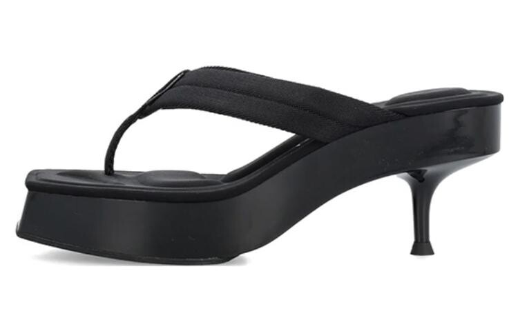 Шлепанцы Alexander Wang Jessie на платформе, черный