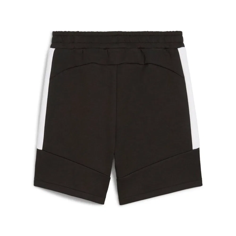 Шорты спортивные детские с логотипом teamEVOSTRIPE Shorts JR Puma, черный — фото 2