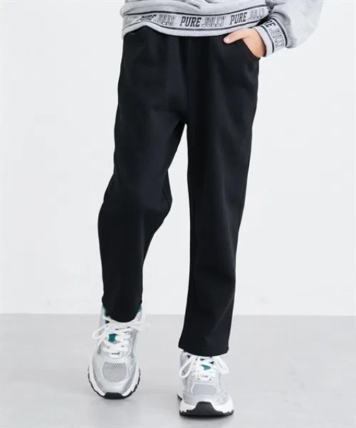 Детские утепленные tapered брюки QUNTSTYLE, Black