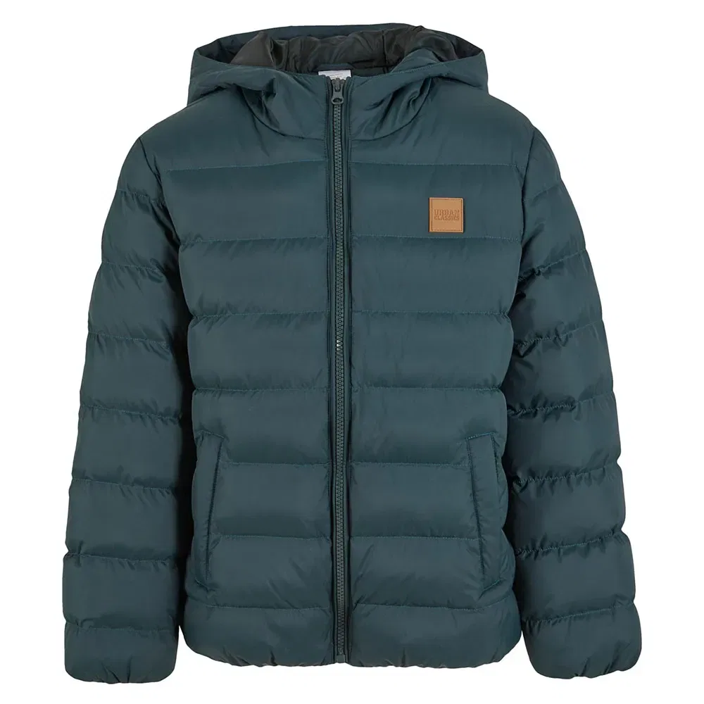 Пуховик Urban Classics Basic Bubble, зеленый