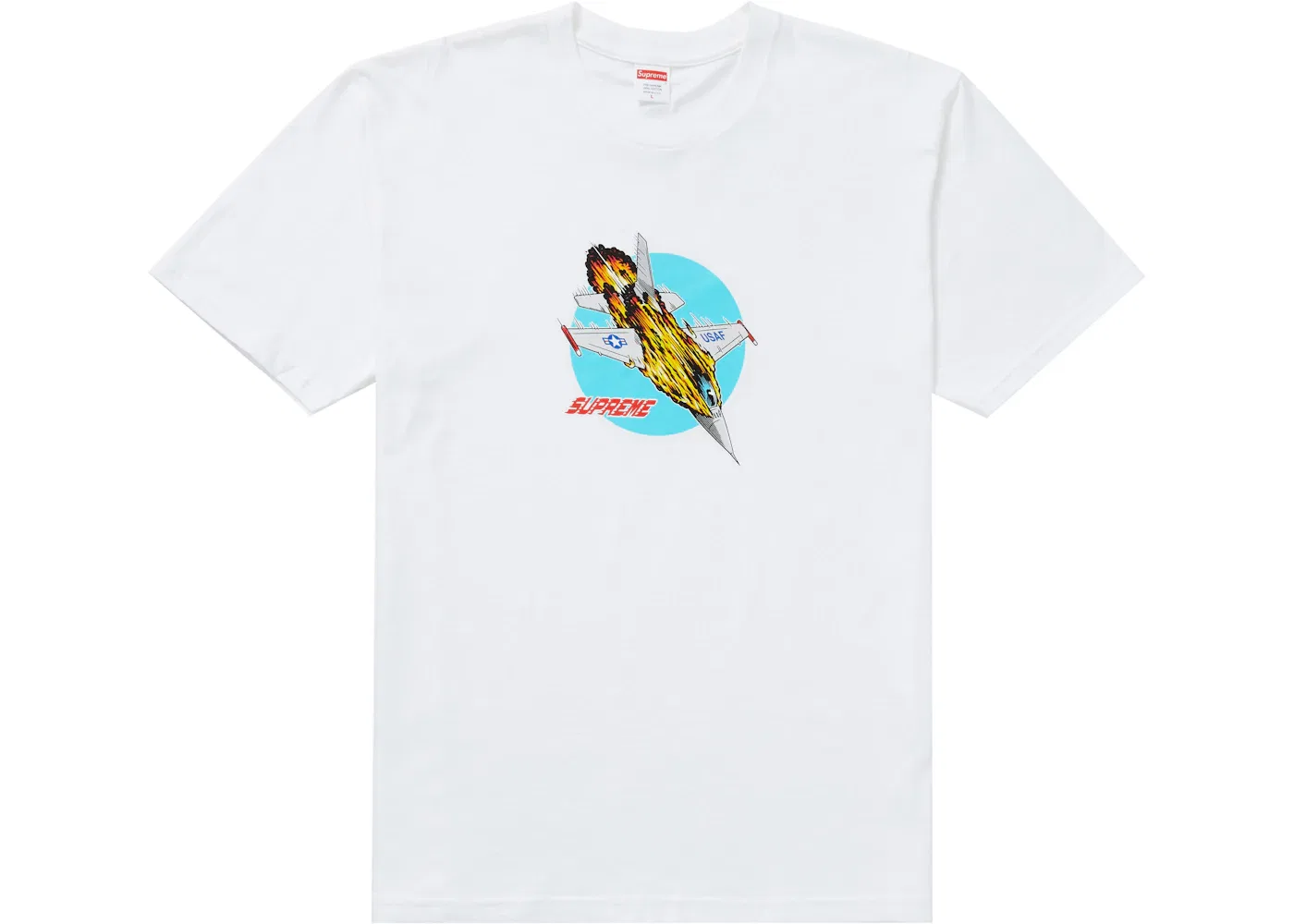 Мужская футболка с принтом Jet Supreme, White