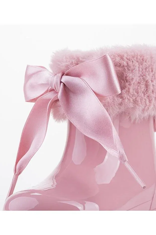 Детские сапоги для девочек водонепроницаемые Bimbi soft rain boots Igor, Pink — фото 4