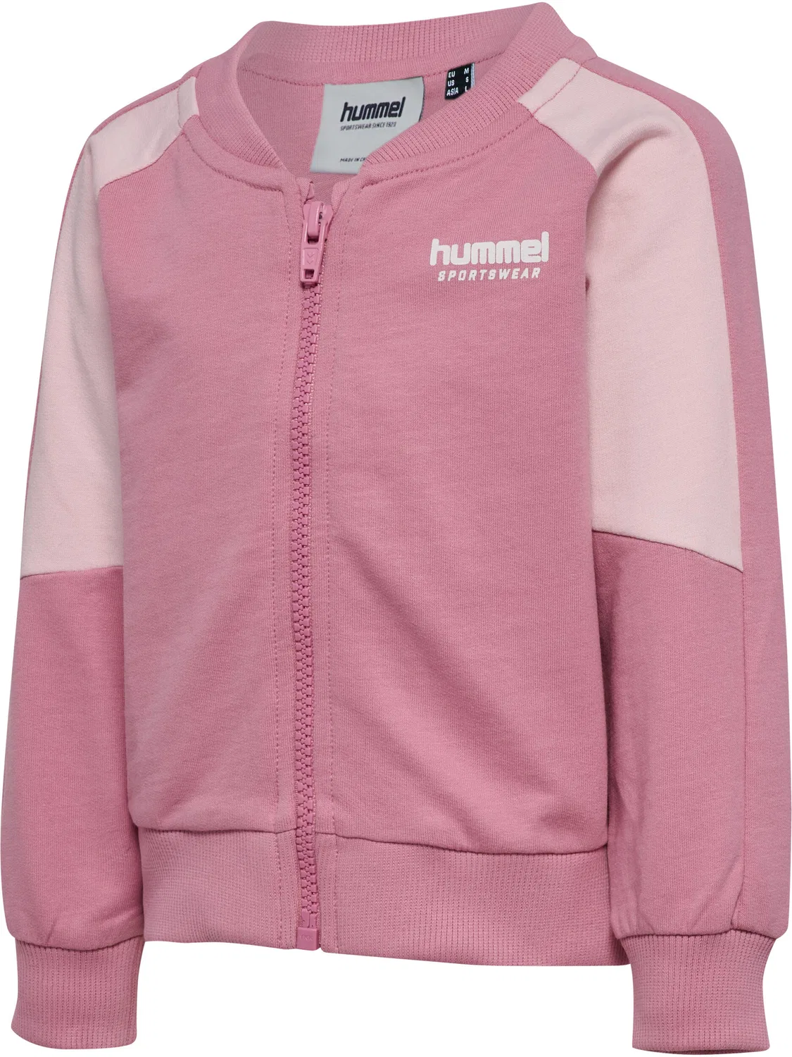 Детская куртка на молнии с цветными вставками Hmlmini Hummel, Helllila