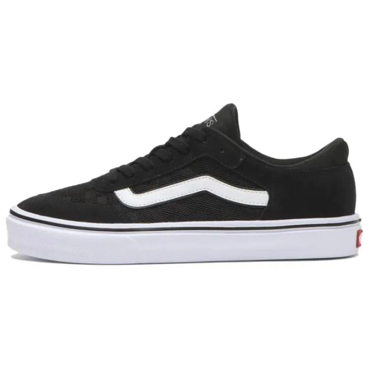 Детские кеды для скейтбординга из кожи Vans, Black