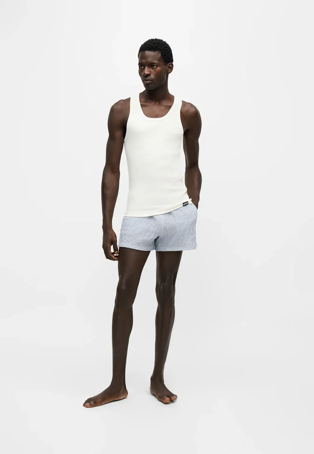 Майка - нижняя рубашка Dsquared2, Ivory — фото 2