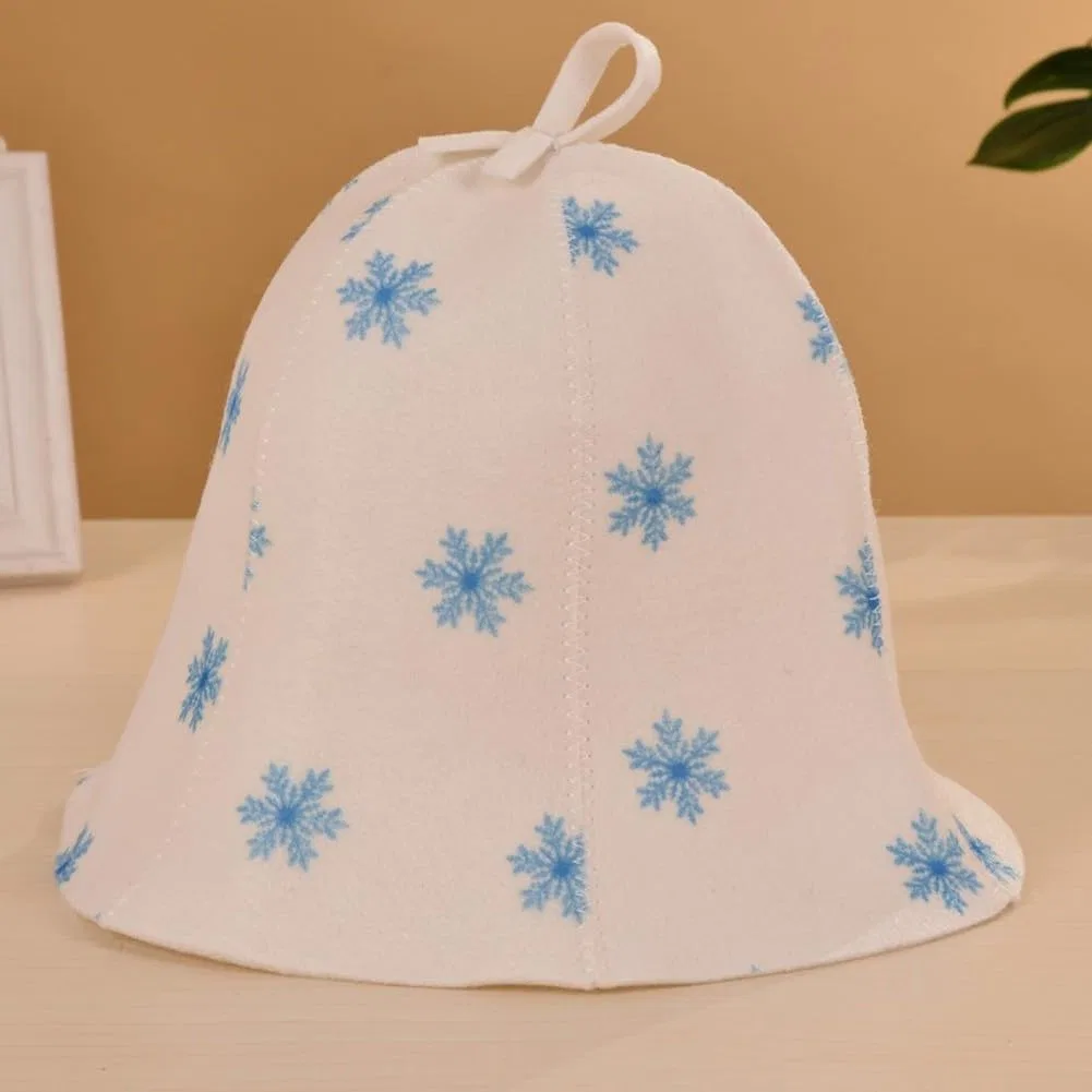 Шапочка для душа, утолщенная, войлочная, Feegow, 1 шт, 70x24 см, Blue Snow — фото 2