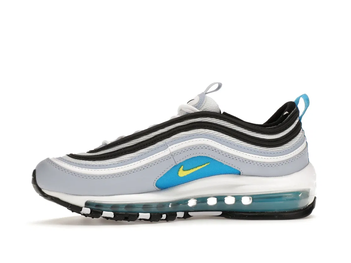 Детские кроссовки Lifestyle Nike Air Max 97, Blue Whisper/White/Opti Yellow — фото 3