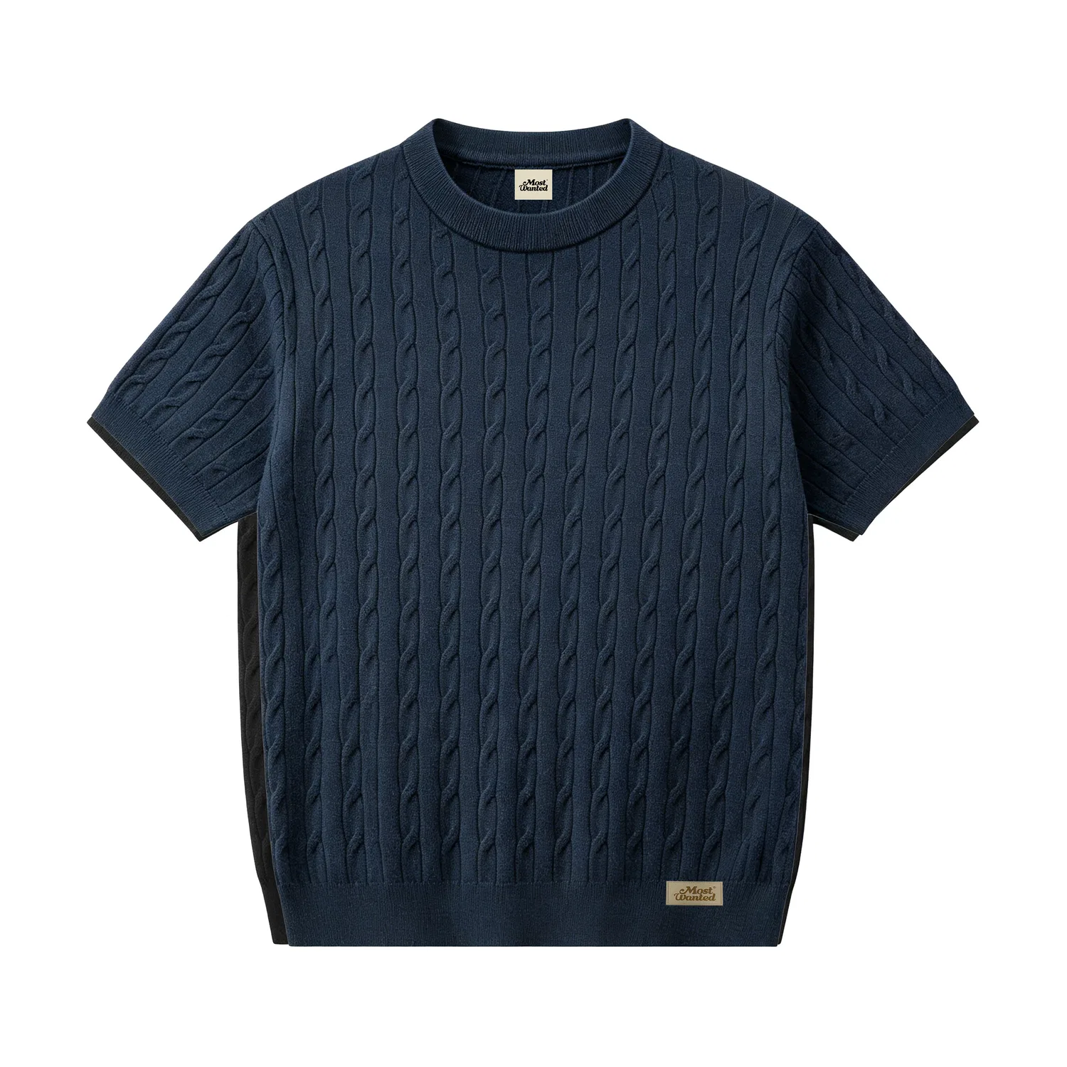 Детский свитер свободного кроя с круглым вырезом Navy Blue MostwantedLab, Navy Blue