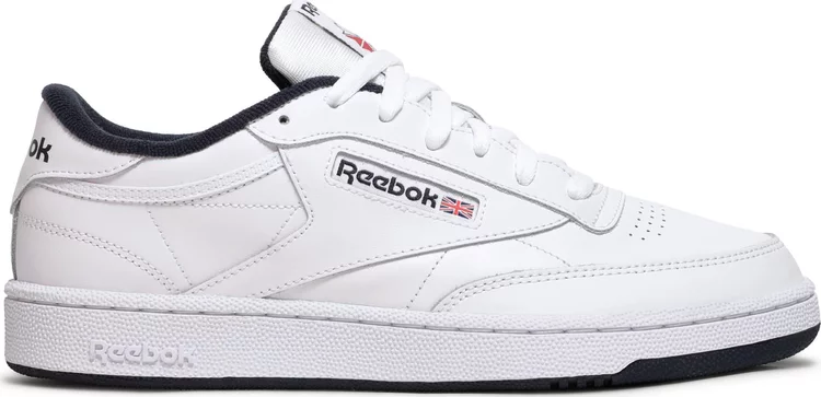 Кроссовки club c 85 'white navy' Reebok, белый - фото