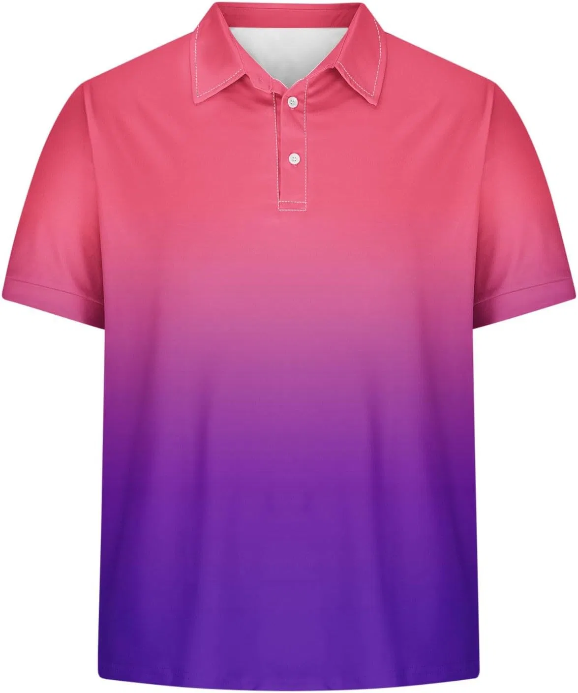 Мужское поло градиентное Golf Shirts, Multicolor — фото 3