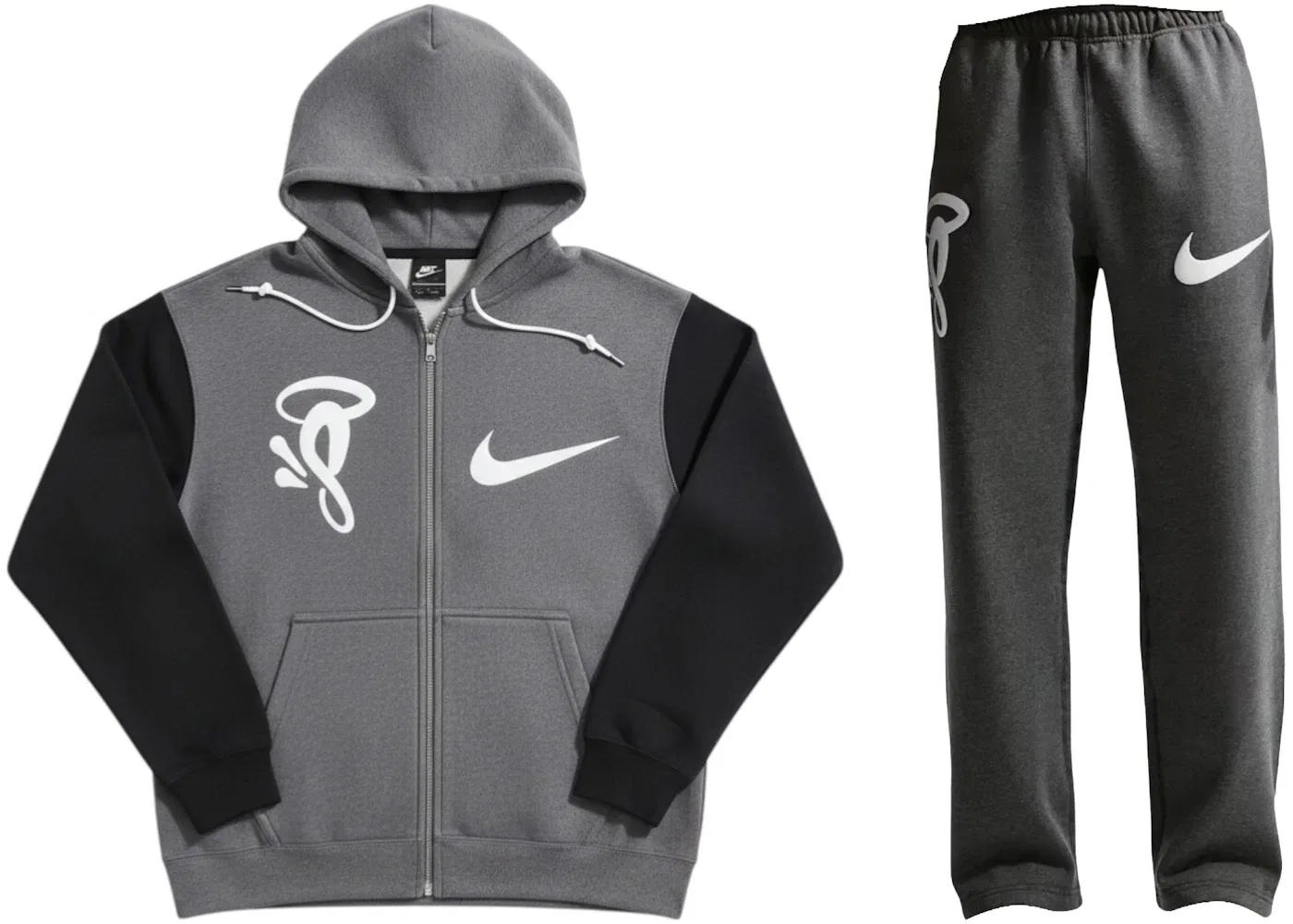 Мужской спортивный комплект из футера Solo Swoosh Nike, Grey